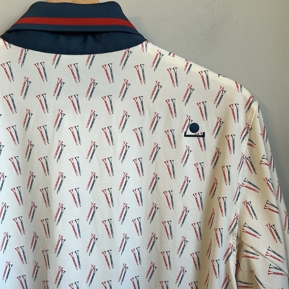 Radmor Taylor Recycled Mr. Tee - True Blue/Snow White Size S - Picture 5 of 7